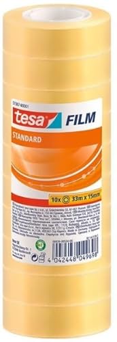 Brightium Klebeband – Packung mit 10 transparenten Rollen, 15 mm x 33 m, gute Haftung, hohe UV-Lichtbeständigkeit, PVC-frei. Brightium Klebeband – Packung mit 10 transparenten Rollen, 15 mm x 33 m, gute Haftung, hohe UV-Lichtbeständigkeit, PVC-frei. von Brightium