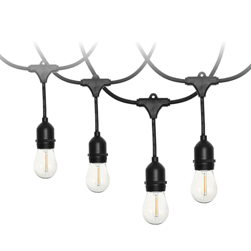 Brightium LED-Lichter-Set, 10 m, 10 x 1 W, E27, ideal für Innen- und Außendekoration, Partys und Ambiente. von Brightium