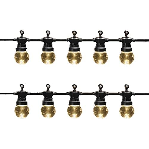 Brightium LED-Lichterkette, 10 klare Birnen, Länge 8 m, ideal für Dekoration, Party und Ambiente. von Brightium