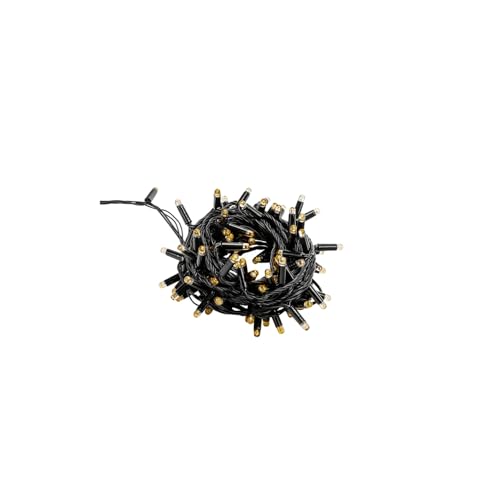 Brightium LED-Lichterkette, 5 m, 3 AA-Batterien, warmweiß, dekorativ für Partys und Atmosphäre im Innen- und Außenbereich. von Brightium