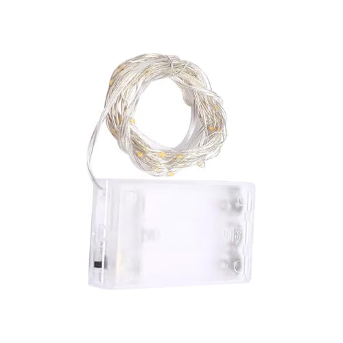 Brightium LED-Lichterkette, 5 m, mit 3AA-Batterien, PVC-Material und Kupfer, warmweißes Licht, ideal für die Dekoration von Veranstaltungen und für eine gemütliche Atmosphäre. Brightium LED-Lichterkette, 5 m, mit 3AA-Batterien, PVC-Material und Kupfer, warmweißes Licht, ideal für die Dekoration von Veranstaltungen und für eine gemütliche Atmosphäre. von Brightium