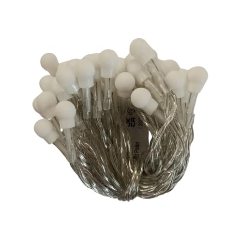 Brightium LED-Lichterkette, Silber, 4,9 m, IP20, ideal für Innen- und Außendekoration, Partys und Veranstaltungen. von Brightium