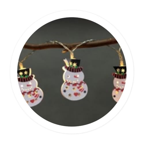 Brightium LED-Lichterkette, batteriebetrieben, 1,35 m, ideal für Weihnachtsdekoration und für eine festliche Atmosphäre. von Brightium