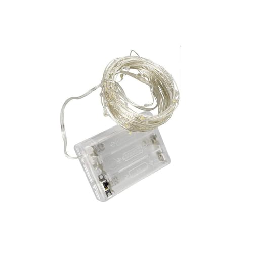 Brightium LED-Lichterkette, batteriebetrieben, 3 A, 3 m, PVC-Material und Kupfer, RGBY-Farben, ideal für Dekoration und festliche Atmosphäre. Brightium LED-Lichterkette, batteriebetrieben, 3 A, 3 m, PVC-Material und Kupfer, RGBY-Farben, ideal für Dekoration und festliche Atmosphäre. von Brightium