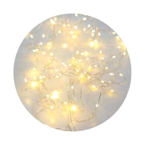 Brightium LED-Lichterkette, silberfarben, 1,9 m, IP20, ideal für die Dekoration von Innenräumen und für eine gemütliche Atmosphäre. Brightium LED-Lichterkette, silberfarben, 1,9 m, IP20, ideal für die Dekoration von Innenräumen und für eine gemütliche Atmosphäre. von Brightium