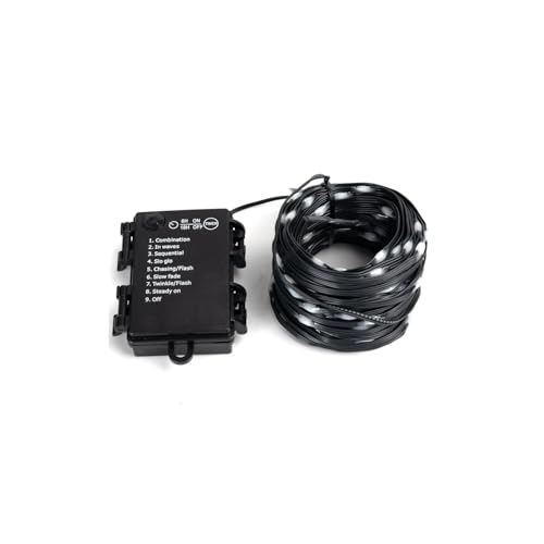 Brightium LED-Lichterkette mit 3 AA-Batterien, PVC-Material und Kupfer, warmweiß, 5 m, ideal zum Dekorieren und Verschönern von Innen- und Außenbereichen. von Brightium