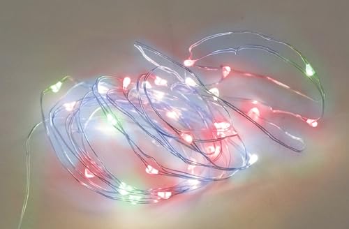 Brightium LED-RGB-Lichterkette, 5 m, batteriebetrieben, tragbare dekorative Beleuchtung, perfekt für Partys und Räumlichkeiten. von Brightium