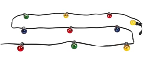 Brightium Lichterkette, 3400 Glühbirnen, farbig, 4,7 m, IP44, ideal für die Dekoration von Veranstaltungen und Außenbereichen. von Brightium