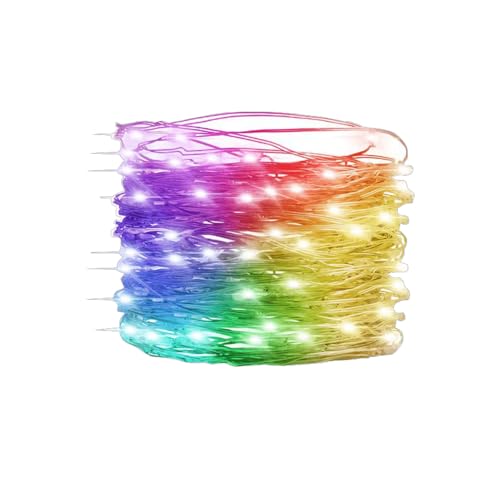 Brightium Mehrfarbige LED-Lichterkette mit Kupferdraht, 3AA-Batterie, 5 m, ideal für Partys und Events. Brightium Mehrfarbige LED-Lichterkette mit Kupferdraht, 3AA-Batterie, 5 m, ideal für Partys und Events. von Brightium