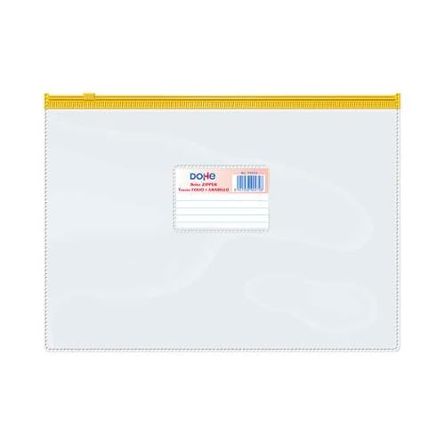 Brightium Reißverschlusstasche – Querformat, transparentes PVC, 150 Mikron, Folio-Größe, Öffnung oben und luftdichter Reißverschluss. Ideal zum Organisieren von Dokumenten. Brightium Reißverschlusstasche – Querformat, transparentes PVC, 150 Mikron, Folio-Größe, Öffnung oben und luftdichter Reißverschluss. Ideal zum Organisieren von Dokumenten. von Brightium