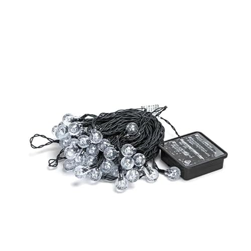 Brightium Solar-Lichterkette mit Blasen, warmweiß, insgesamt 12 m, ideal für die Dekoration im Freien und für eine gemütliche Atmosphäre. Brightium Solar-Lichterkette mit Blasen, warmweiß, insgesamt 12 m, ideal für die Dekoration im Freien und für eine gemütliche Atmosphäre. von Brightium