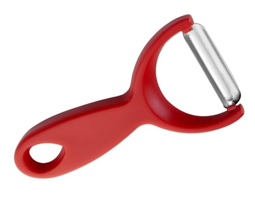 Brightium Tomatenschäler, Rot, Edelstahl, 15 x 7 cm, ideal zum schnellen und effizienten Schälen von Tomaten und anderem Gemüse. Brightium Tomatenschäler, Rot, Edelstahl, 15 x 7 cm, ideal zum schnellen und effizienten Schälen von Tomaten und anderem Gemüse. von Brightium