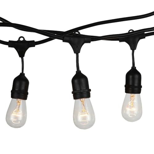 LED Lichterkette - Lichterkette mit EU-Stecker, 10 Lampenfassungen E27, IP54, ideal für den Außenbereich, wasserdicht und langlebig* LED Lichterkette - Lichterkette mit EU-Stecker, 10 Lampenfassungen E27, IP54, ideal für den Außenbereich, wasserdicht und langlebig* von Brightium