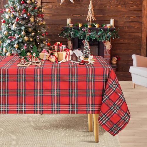 Tischdecke Kariert 140x210 cm Rot rechteckig Tischdecke für Party Picknick Outdoor Geburtstag Abendessen Dekor Tischdecke Kariert 140x210 cm Rot rechteckig Tischdecke für Party Picknick Outdoor Geburtstag Abendessen Dekor von BrillShine
