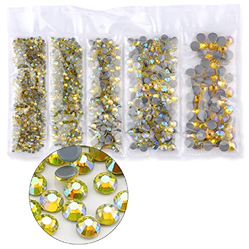 BrillaBenny 1200 Kristalle zum Aufbügeln, Gelb, Citrin ab Boreale, Hotfix, Mix 2 mm/3 mm/4 mm/5 mm/6 mm, Strassstein, Luxus, Yellow Hot Fix BrillaBenny 1200 Kristalle zum Aufbügeln, Gelb, Citrin ab Boreale, Hotfix, Mix 2 mm/3 mm/4 mm/5 mm/6 mm, Strassstein, Luxus, Yellow Hot Fix von Brillabenny