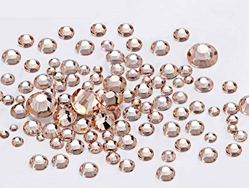 Strass Hotfix SS16/4 mm 300 Stück Fischerei Champagne LT. Peach Hotfix Rhinestone Beads Stone Iron On Gewebe Ladegeräte Dekor Kleidung Schmuck von Brillabenny