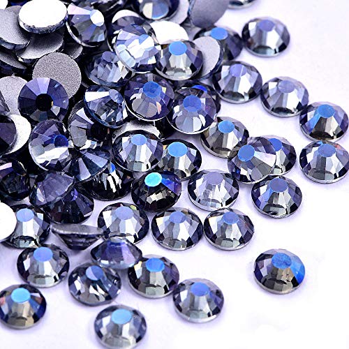 Brillabenny Kristalle Purple Ghost Grau Crystal Heizung Hotfix Strass Schlittschuhe Tanz Kleid (SS20 / 5 mm) von Brillabenny