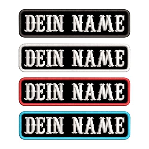 Personalisiert Bestickte Aufnäher, Benutzerdefinierte Sie Ihr Namensschild mit Klettverschluss, zum Aufbügeln, militärischer taktischer Aufnäher für Uniform, Arbeitshemd, Hut, Rucksäcke von Brillianne