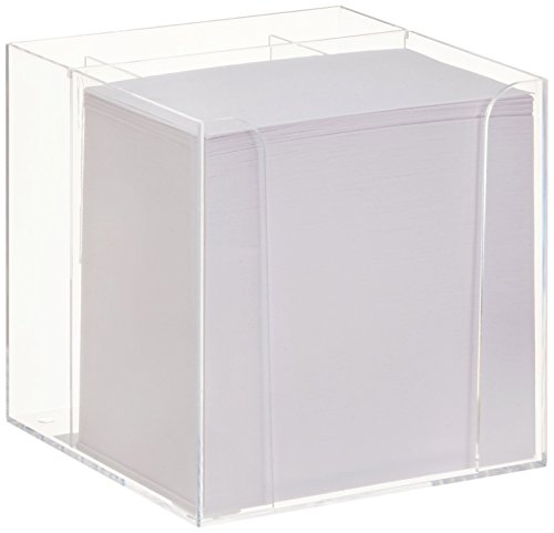 Notizbox M. Stifthalter Glasklar, Papier Weiss Notizbox M. Stifthalter Glasklar, Papier Weiss von Max Bringmann