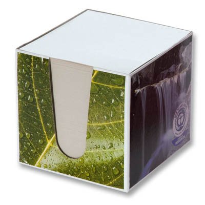 folia 9914 Notizzettelbox Recycling 9x9cm von folia
