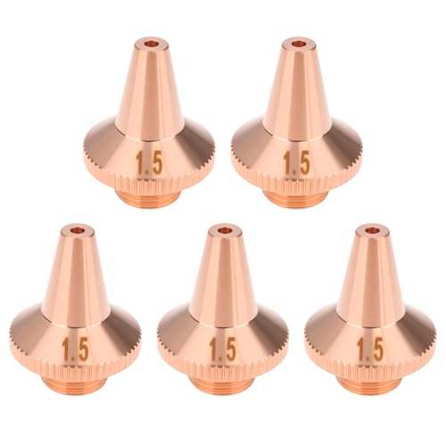 Briny River 5Pcs Laser Schweißen Düse M8 Kupfer Düsen 1,5mm Schneiden für Faser Laser Schweißer Briny River 5Pcs Laser Schweißen Düse M8 Kupfer Düsen 1,5mm Schneiden für Faser Laser Schweißer von Briny River