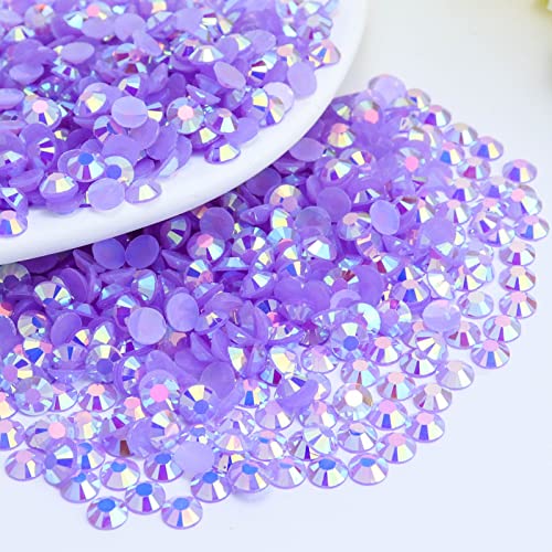 Briskbloom Harz-Strasssteine mit flacher Rückseite, 5 mm, Hellviolett/Violett, AB-Farbe, flache Rückseite, für Tassen, Flaschen, Becher, Basteldekoration, lose glitzernde Diamantsteine, 2000 Stück Briskbloom Harz-Strasssteine mit flacher Rückseite, 5 mm, Hellviolett/Violett, AB-Farbe, flache Rückseite, für Tassen, Flaschen, Becher, Basteldekoration, lose glitzernde Diamantsteine, 2000 Stück von Briskbloom