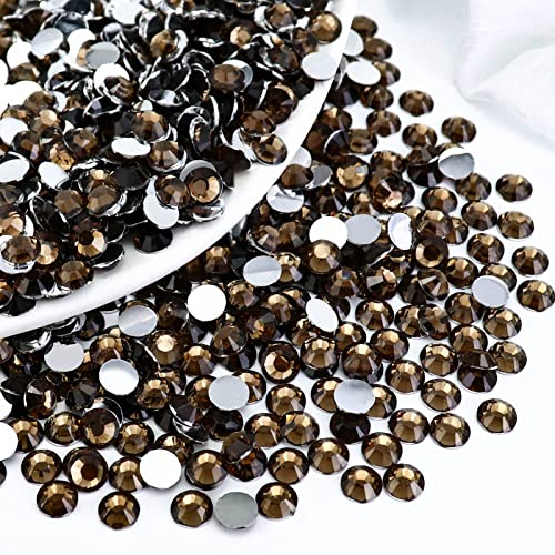 Briskbloom SS30 Strasssteine mit flacher Rückseite, 6 mm, dunkelbraun, flache Rückseite, Strasssteine für Nägel, Becher, Flaschen, Basteldekoration, lose glitzernde Diamantsteine, 1000 Stück Briskbloom SS30 Strasssteine mit flacher Rückseite, 6 mm, dunkelbraun, flache Rückseite, Strasssteine für Nägel, Becher, Flaschen, Basteldekoration, lose glitzernde Diamantsteine, 1000 Stück von Briskbloom