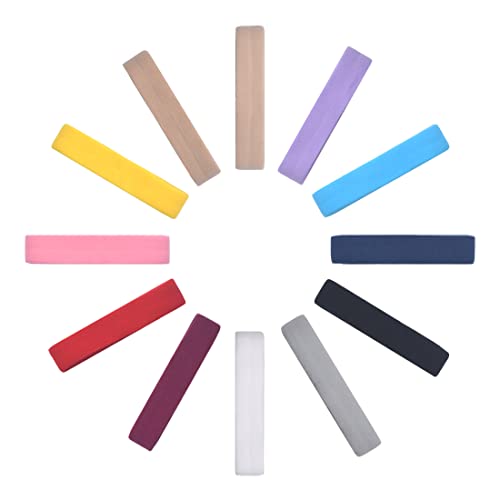 Bristlegrass Mattes, faltbares elastisches Band, 1,6 cm Foe Spandex-Band für Haargummis, Stirnband, Kleid, DIY, Nähbesatz (Kombi C-1,6 cm x 22 m) von Bristlegrass