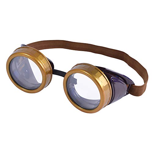 Bristol Novelty BA248 Steam Punk Brille, Unisex-Erwachsene, braun, Einheitsgröße von Bristol Novelty