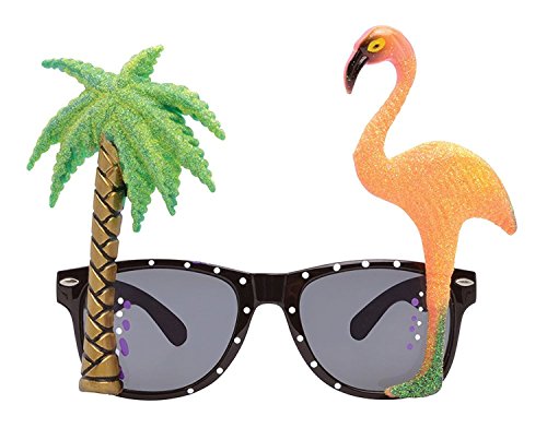 Bristol Novelty BA568 Flamingo Palme Brille, unisex-adult, Mehrfarbig, Einheitsgröße Bristol Novelty BA568 Flamingo Palme Brille, unisex-adult, Mehrfarbig, Einheitsgröße von Bristol Novelty