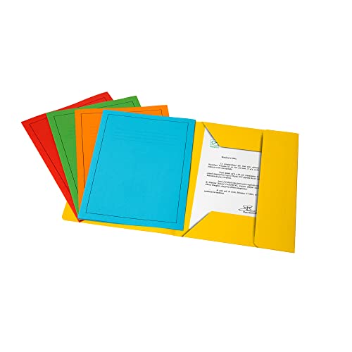 Ordner 25 Stück 3 Klappen Bristol 25 x 33 cm 200 g/qm 5 Farben x 5 Stück Ordner 25 Stück 3 Klappen Bristol 25 x 33 cm 200 g/qm 5 Farben x 5 Stück von Bristol