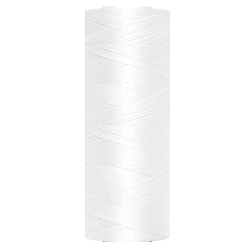 Garn - Nähgarn 500m/Rolle - Qualitätsnähgarn - 40 Farben - Nähmaschinen-Garn - Overlock-Garn (800 weiß) von Brittschens Stoffe und Zutaten