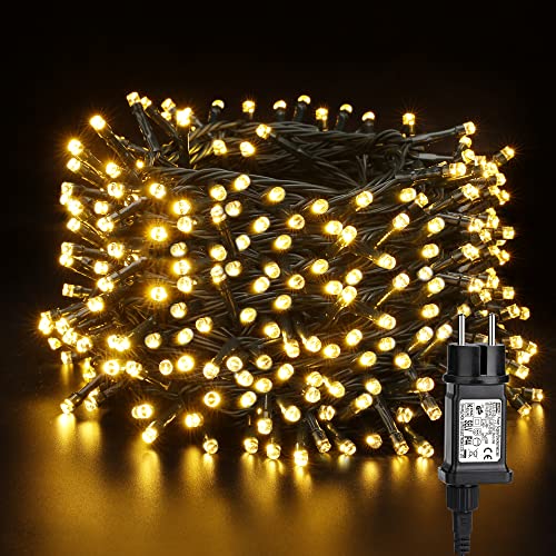 BrizLabs Weihnachten Lichterkette Außen, 50M 500 LED Weihnachtsdeko Lichterkette Warmweiß Strom 8 Modi Wasserdicht Deko Lichterketten für Party Hochzeit Fenster Zimmer Indoor Tannenbaum Aussen Garten BrizLabs Weihnachten Lichterkette Außen, 50M 500 LED Weihnachtsdeko Lichterkette Warmweiß Strom 8 Modi Wasserdicht Deko Lichterketten für Party Hochzeit Fenster Zimmer Indoor Tannenbaum Aussen Garten von BrizLabs