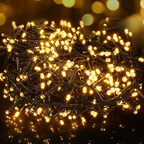 BrizLabs Weihnachtsbaum Lichterkette Außen, 12.5M 500 LED Cluster Lichterkette Warmweiss Innen Strom 8 Modi Wasserdicht Außenlichterkette für Fenster Outdoor Garten Schlafzimmer Hochzeit Party Deko BrizLabs Weihnachtsbaum Lichterkette Außen, 12.5M 500 LED Cluster Lichterkette Warmweiss Innen Strom 8 Modi Wasserdicht Außenlichterkette für Fenster Outdoor Garten Schlafzimmer Hochzeit Party Deko von BrizLabs