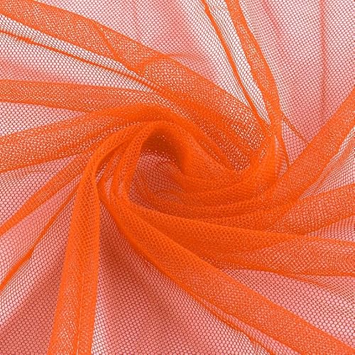 160 cm x 1 m Polyesternetz, Netzstoff (Orange) von BroLuka