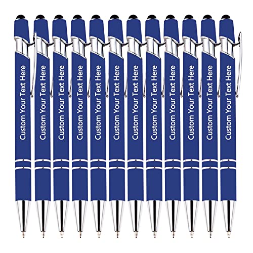 Brocade Creek 48 personalisierte Stifte mit Namen, Soft-Touch-Kugelschreiber, der beste Stift für Schüler/Erwachsene, Weihnachten, Abschluss, Jubiläum, Büro, Schule, glattes Schreiben von Brocade Creek