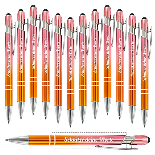 Brocade Creek Personalisierte Kugelschreiber, 0,5-mm-Kugelschreiber mit individueller Gravur, bis zu 300 Kugelschreiber mit Namen, Logo oder Jubiläum, Geburtstag, Abschluss, Metallgradient -96 Stk Brocade Creek Personalisierte Kugelschreiber, 0,5-mm-Kugelschreiber mit individueller Gravur, bis zu 300 Kugelschreiber mit Namen, Logo oder Jubiläum, Geburtstag, Abschluss, Metallgradient -96 Stk von Brocade Creek