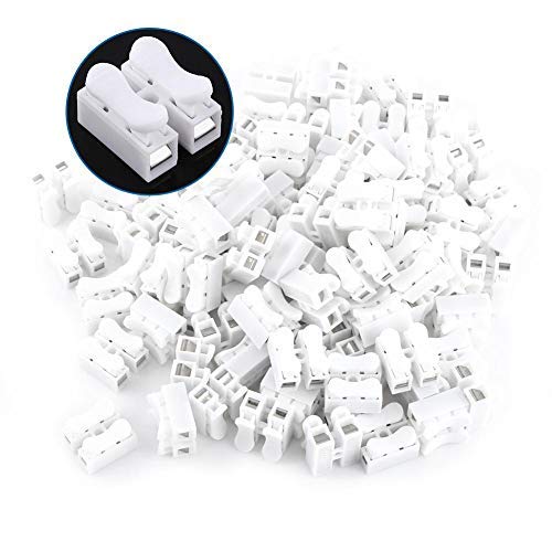 Broco Stück Lüsterklemmen, Federdrahtverbinder Elektrische Klemmen 100 stücke 10A 220 V 2 Pin Push Quick Wire Kabelverbinder Weiß Kabelklemme Broco Stück Lüsterklemmen, Federdrahtverbinder Elektrische Klemmen 100 stücke 10A 220 V 2 Pin Push Quick Wire Kabelverbinder Weiß Kabelklemme von BOROCO