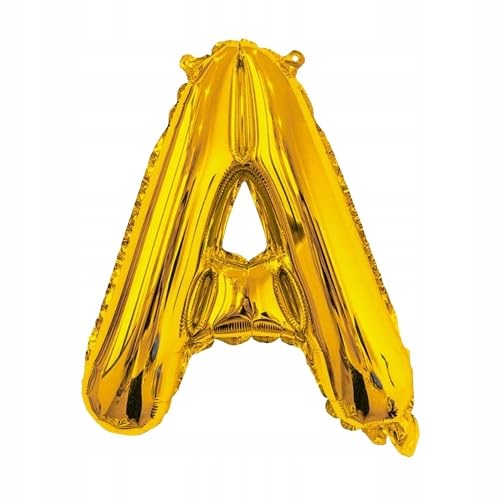 Ballon Buchstabe A gold foliert 40cm Name Schriftzug Buchstabe Hochzeit Geburtstag Event von Brokatove