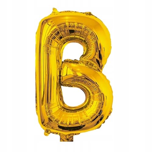 Ballon Buchstabe B gold foliert 40cm Name Schriftzug Buchstabe Hochzeit Geburtstag Event von Brokatove