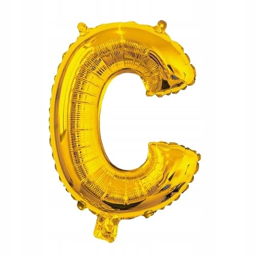Ballon Buchstabe C gold folienfarben 40cm Name Schriftzug Buchstabe Hochzeit Geburtstag Event von Brokatove