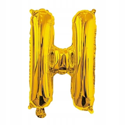 Ballon Buchstabe H gold Folie 40cm Name Schriftzug Buchstabe Hochzeit Geburtstag Event von Brokatove