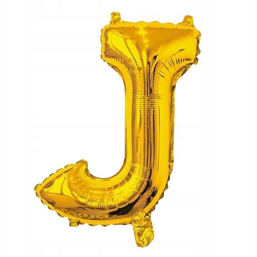 Ballon Buchstabe J gold foliert 40cm Name Schriftzug Buchstabe Hochzeit Geburtstag Event von Brokatove