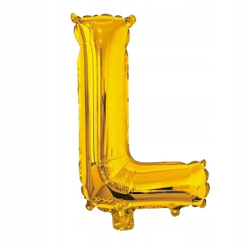 Ballon Buchstabe L gold foliert 40cm Name Schriftzug Buchstabe Hochzeit Geburtstag Event von Brokatove