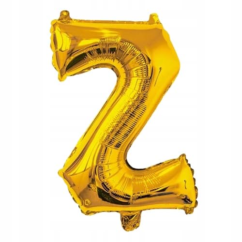 Ballon Buchstabe Z gold folienfarben 40cm Name Schriftzug Buchstabe Hochzeit Geburtstag Event von Brokatove