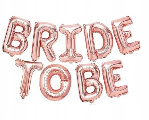 Ballons BRIDE TO BE Junggesellenabschied FOLIENballon GIRLANDA BANER 40CM von Brokatove