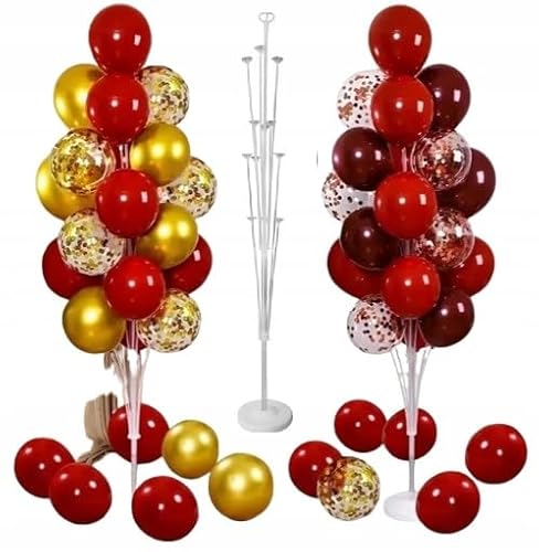 Ballonständer 19 Ballons Kommunion Hochzeit Taufe Statt Helu XXL von Brokatove
