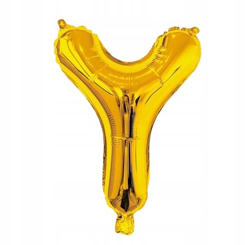Buchstabe Ballon Y Gold Folie 40cm Name Schriftzug Buchstabe Hochzeit Geburtstag Event von Brokatove