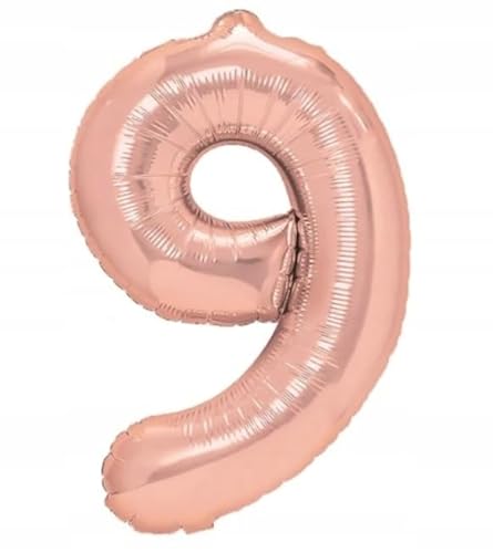 DURCHFLASCHE DURCHBALL DER JUNGEN 9 ROSA GOLD BALLON MÄDCHEN 1M von Brokatove