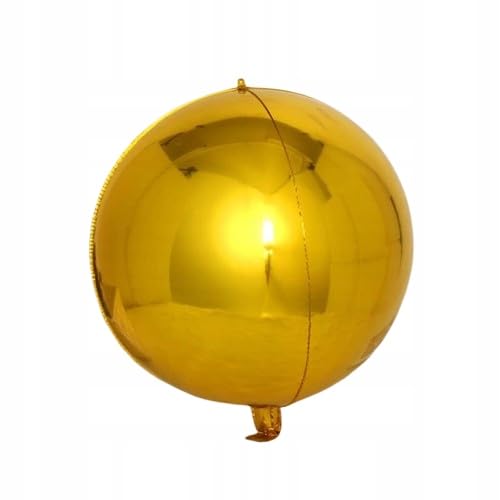 EINE STÜCK Ballon GOLD 4D Kugel GOLD 43cm Ballon GOLD EXCLUSIVE EVENT von Brokatove
